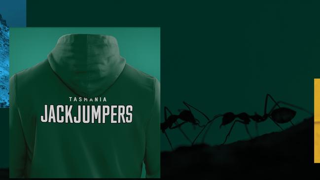 Previously released images of the Jack Jumpers, one of the potential names for Tasmania’s NBL team