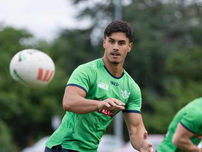 Raiders young gun Kaeo Weekes Photo: Canberra Raiders