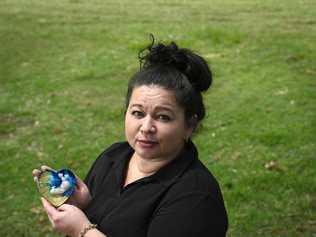 PURPOSE: Halina Parker is fighting for changes to State Government laws after the Toowoomba Hospital threw her baby in the bin. Photo Bev Lacey