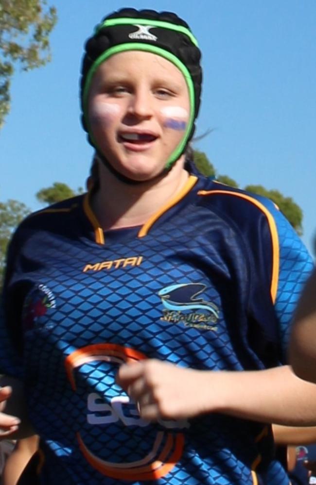 Sunshine Coast junior rugby union star Lucy Ryan.