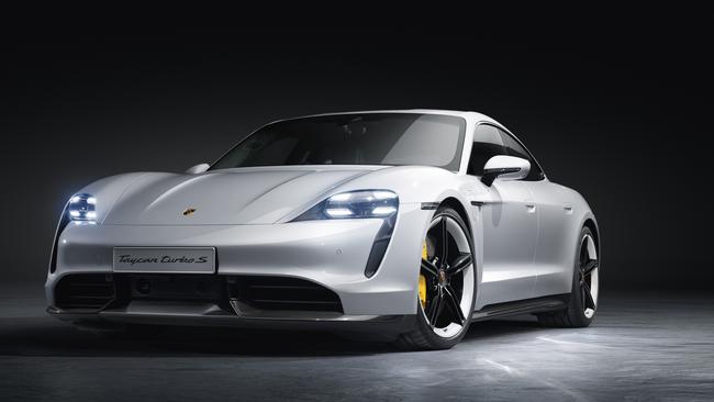 The counterintuitively named Porsche Taycan Turbo S.