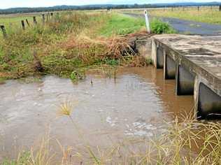 Despite a dry period, it does flood as shown in this photo at Dalrymple Creek, Allora, in January 2017. Picture: Gerard Walsh