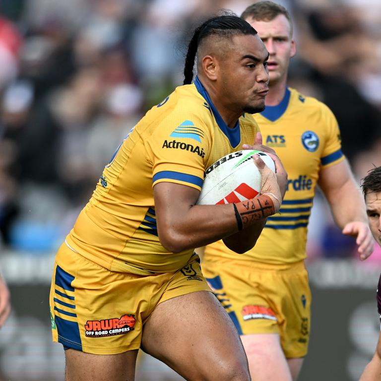 Rookie prop Sam Tuivaiti was part of the Eels’ 2023 SG Ball-winning team. Picture: NRL Images