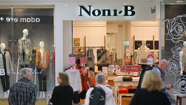 Mosaic Brands will close more than 200 stores, however its Noni B outlets will survive the cull. Picture: Steven Saphore