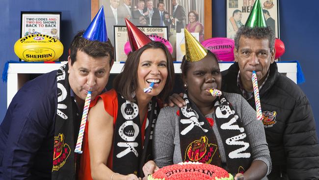 Marngrook Footy Show celebrated its 10 year anniversary last year. Picture: Sarah Matray