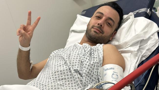 British journalist Pouria Zeraati recovering in hospital on Saturday.