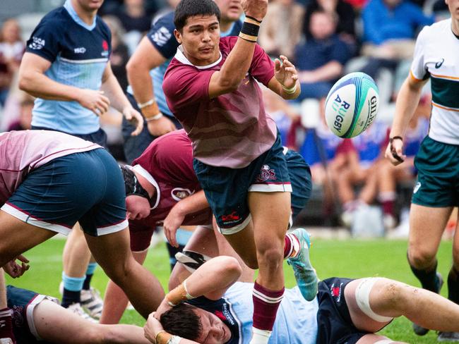 Queensland Reds under 18s v New South Wales under 18s. Picture courtesy of Tom Primmer/QRU.