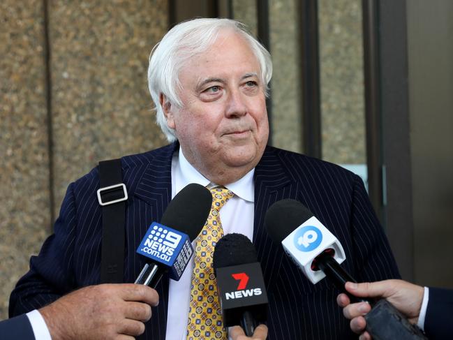 Clive Palmer previously testified at the trial. Picture: NCA NewsWire/Damian Shaw