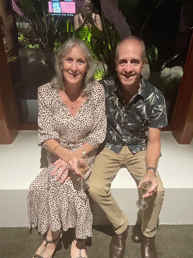 Karen and Colin Webster attend Bohemian Rhapsody: Queen's Greatest Hits at the Cairns Performing Arts Centre