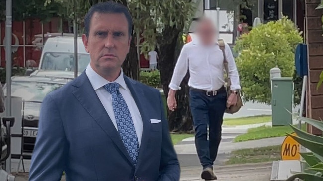 Police Minister Dan Purdie inset with suspected QPS whistleblower.