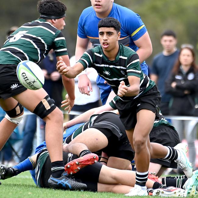 Isaac Kefu. GPS Rugby Churchie Vs BBC Saturday August 10, 2024. Picture, John Gass