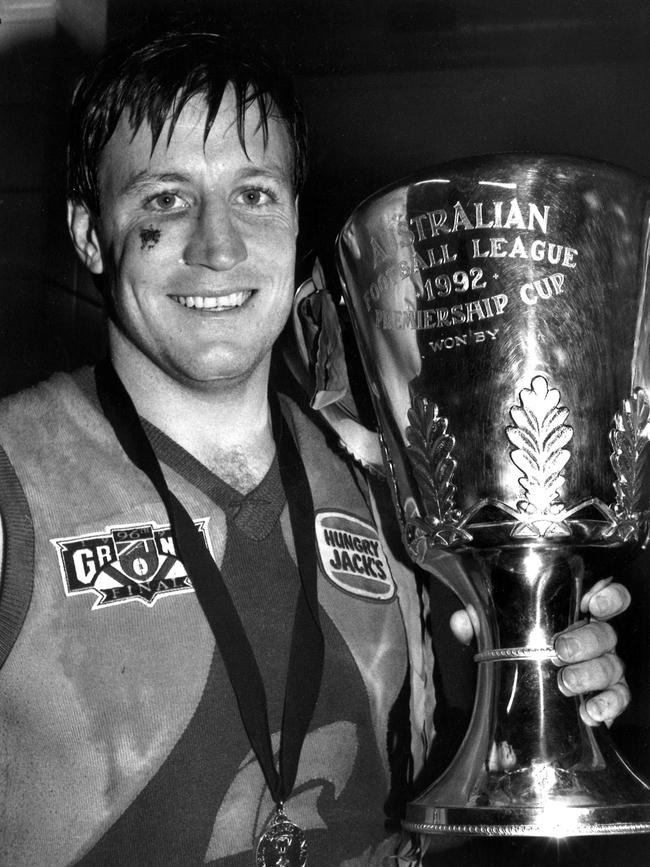 John Worsfold captained the West Coast Eagles to victory over Geelong in the 1992 AFL Grand Final.