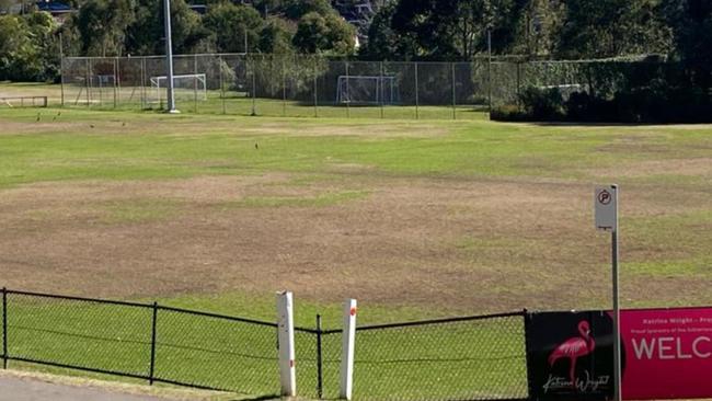 Harrie Dening Centre number 2 field where some of the female players train.