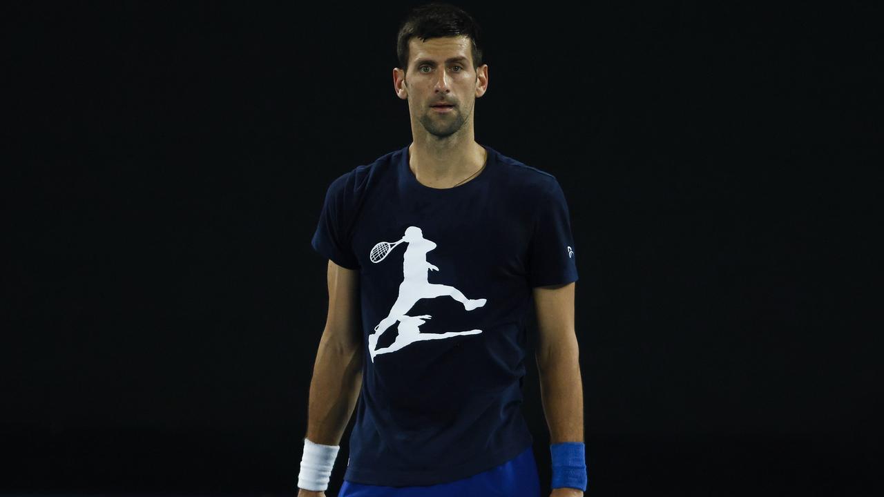 Novak Djokovic is fighting to overturn deportation ahead of the Australian Open. Picture: Getty Images