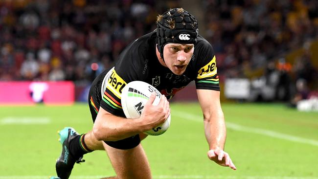 Matt Burton will be feeling better about his impending move to Canterbury after seeing the Bulldogs beat the Sharks. Picture: Bradley Kanaris/Getty Images