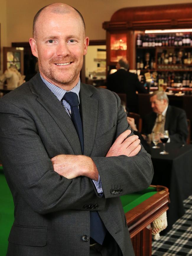 General Manager of The Tattersall’s Club Des Mulcahy. Picture: Toby Zerna