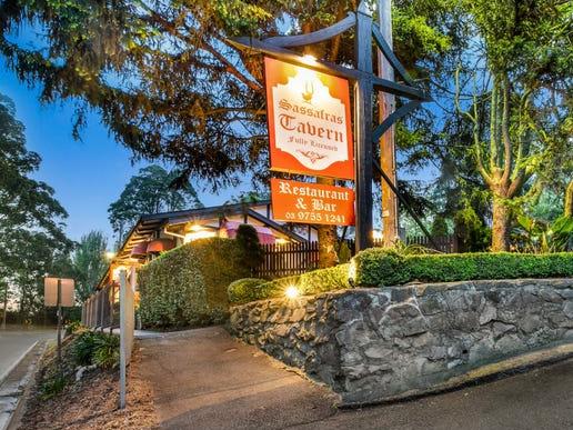 The Sassafras Tavern on Mt Dandenong Tourist Rd has been listed for sale for $1.4m. Picture: Barry Plant