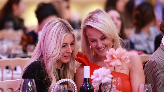 Holly Nasser and Jana Hocking at lunch.