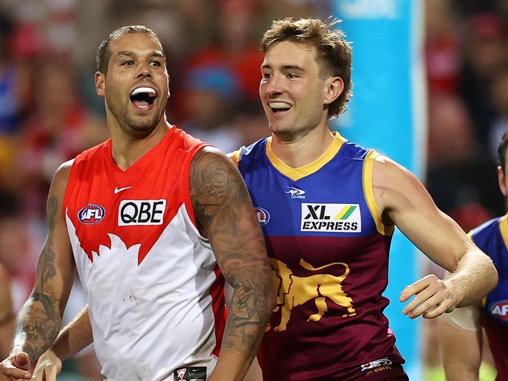 A new breathing technique is helping Harris Andrews keep his cool when dealing with the AFL’s biggest names. Picture: Cameron Spencer/Getty Images