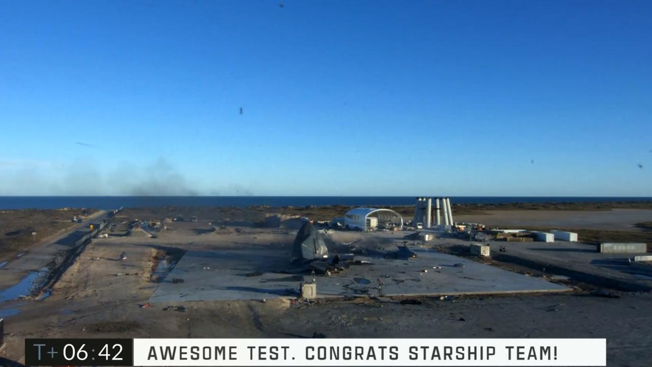 It was an "awesome test" that resulted in a massive explosion.