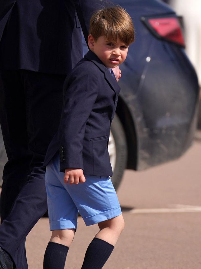 Prince Louis on Easter. Picture: AFP