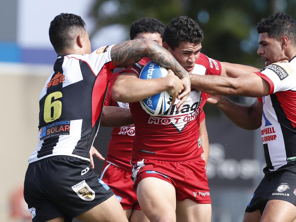 Redcliffe Dolphins: Dolphins wear pink for Intrust Super Cup Women In  League round game against Capras at Dolphin Stadium