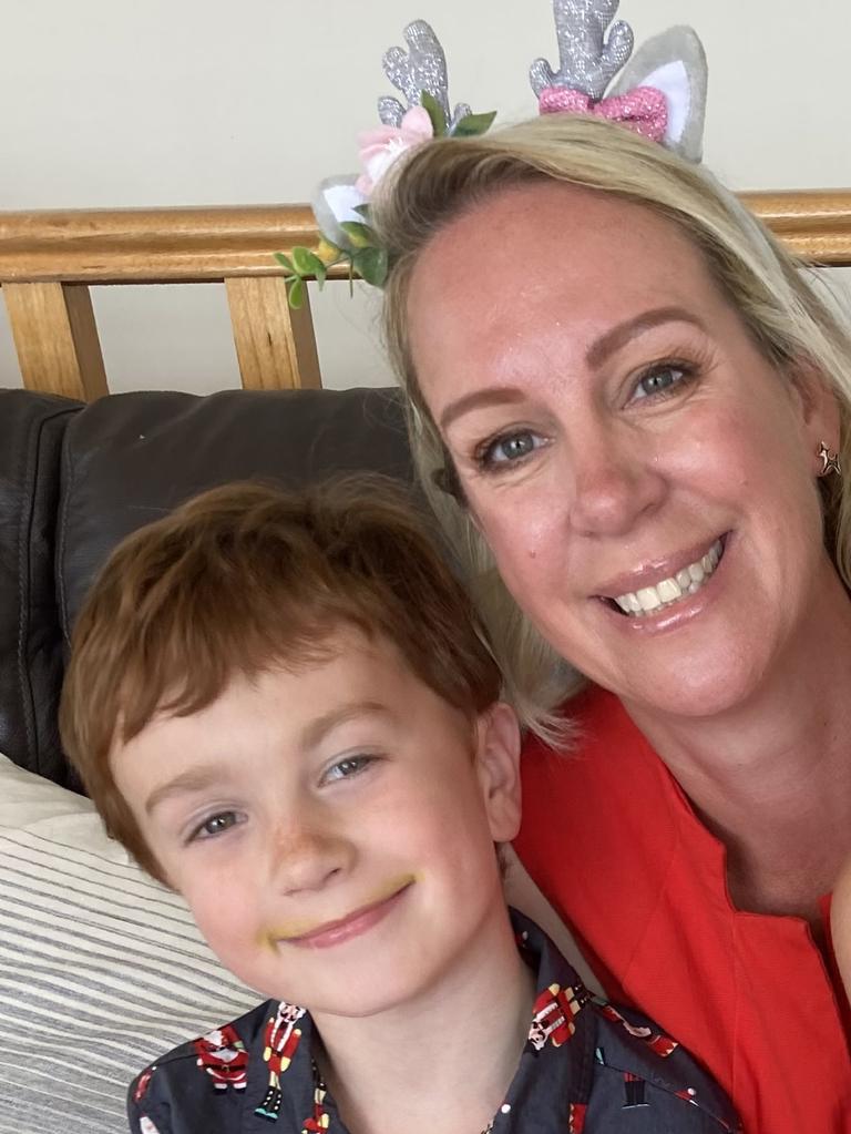 Victoria Parkes and her son Zac, 7. Both carry a gene mutation linked to cardiac arrest. Zac will need a defibrillator fitted at age 11.