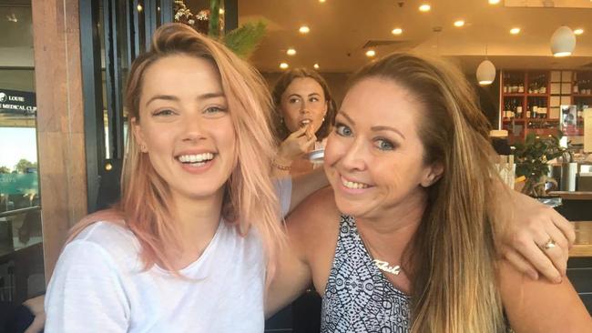 GCB Instagram Amber Heard and Tabetha Whitby Kleeman at Osushi in Coolangatta