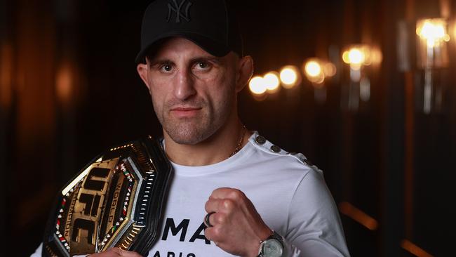 Alexander Volkanovski says he is ready to reign over two UFC divisions. Picture: Justin Lloyd