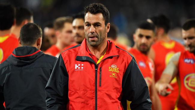 Gold Coast Suns assistant coach Dean Solomon is among those who have lost their job in the AFL’s latest redundancies. Picture: Getty Images