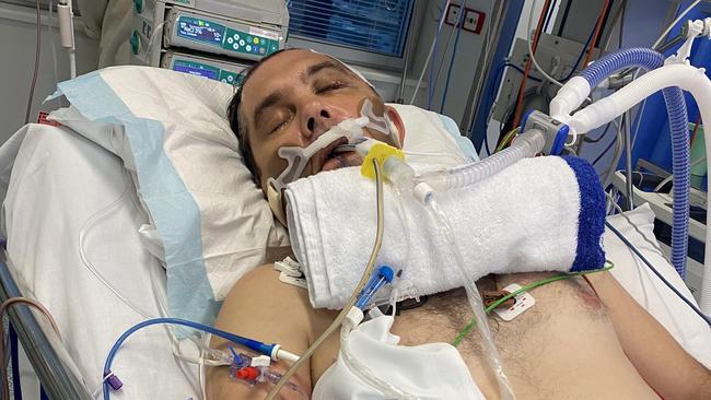 Steven Ball was in the Royal Brisbane Hospital for three months, and continued rehabilitation at Brighton Brain Injury Service for another two months before returning home in early November 2020.