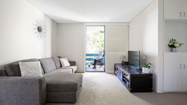 This 2-bedroom, 1-car space, unit in The Crescent, Dee Why, recently sold for $915,000. Picture: Cunninghams Real Estate