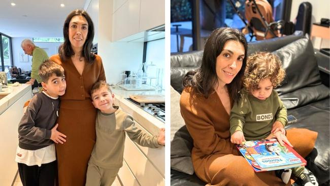 Jordana with her boys. Image: Supplied