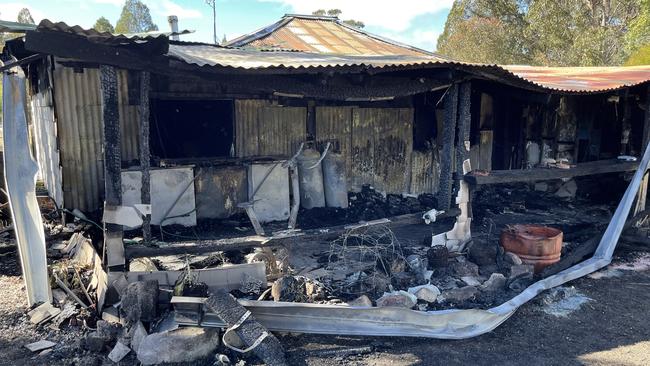 The Kent family has lost everything in a house fire which destroyed their Applethorpe home on Sunday night.