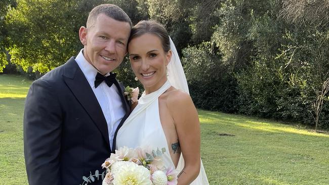 The wedding of Todd Carney and Susie Bradley. Pictures: Supplied