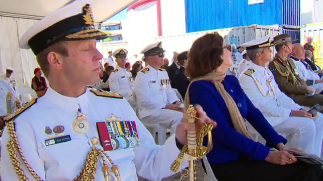 The footage showed the performance was in front of an audience of military top brass but that has been questioned. Picture: ABC