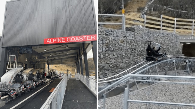 Thredbo's new and exciting attraction - the Alpine Coaster! Image: Leah Goulis