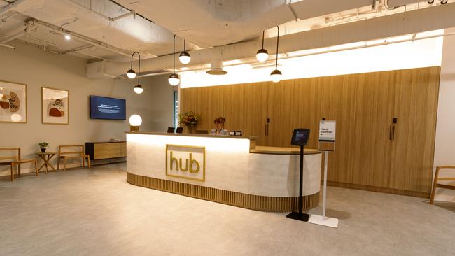 Inside the new Hub Adelaide on Pirie St. Picture: Supplied by Hub Adelaide