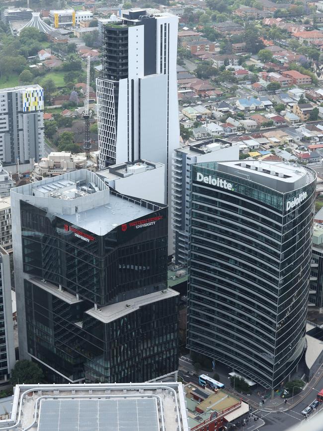 Western Sydney University’s central Parramatta Square campus. Picture: NCA NewsWire / David Swift