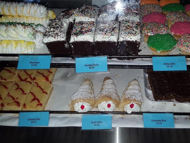 Baked goods at Alcorns Bakery in Andergrove.