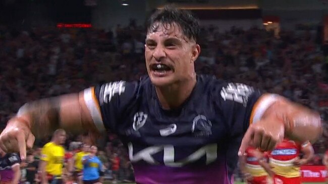 "Out f**king home!!!" Photo: Fox Sports