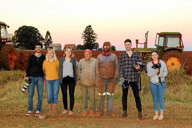 DOCUMENTARY: A group of young film makers travelled to the South Burnett on August 11 and 12 to start a project about KCCG and those potentially disrupted by the coal rail line. Picture: Contributed