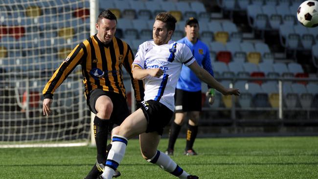 Matt Centrone (right) has switched from Salisbury Inter to Salisbury United.