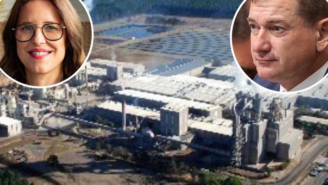 Laminex’s General Manager Sacha Leagh-Murray (inset left) has declined to say how many jobs will be affected by the looming shutdown of its Monkland factory as workers and community leaders reel from a shock decision called 