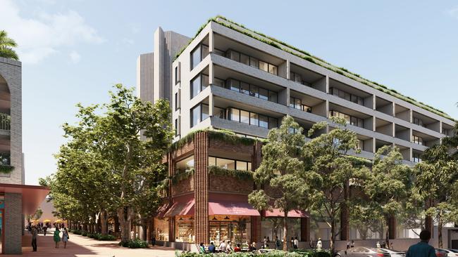 Expect more projects like this, proposed over Coles at Neutral Bay. Source: SJB Architects