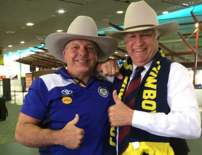 Kerry Boustead with Member for Kennedy Bob Katter.