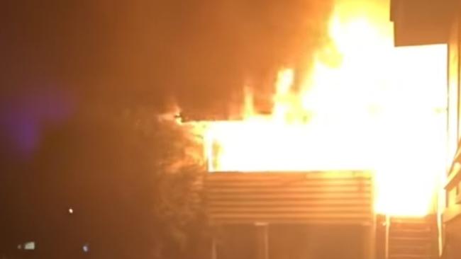 A fire destroyed a home in Moorooka overnight.