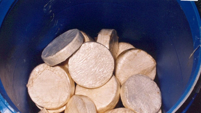 Cocaine tablets were found in barrel at the home of SA mausoleum developer Pietroantonio Cerullo. Picture: File.
