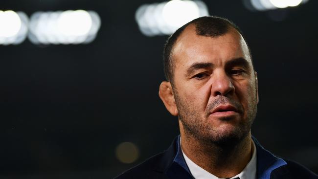 Michael Cheika wasn’t happy with some decisions in hthe Wallabies’ clash against England. Picture: Getty Images