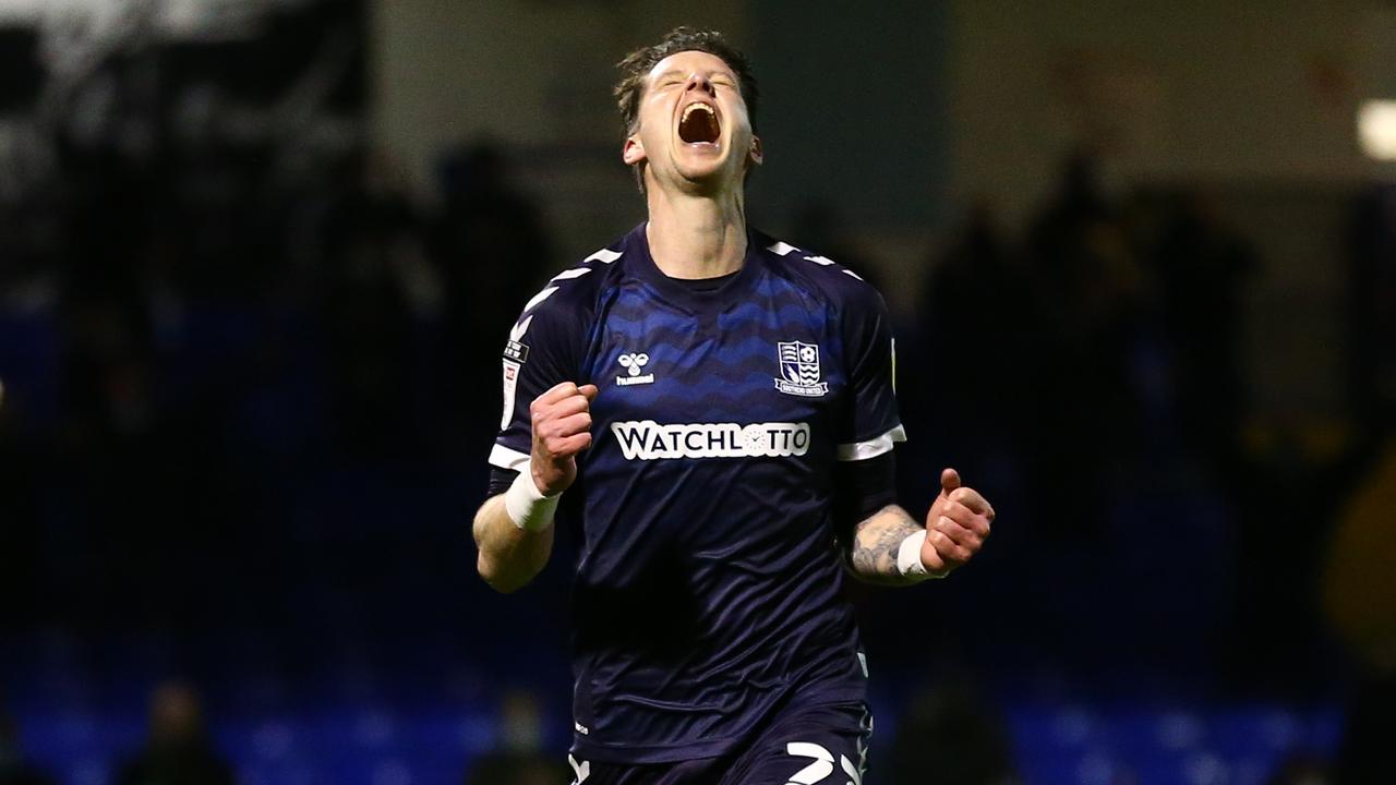 Greg Halford playing with Southend United in 2020. Photo by Jacques Feeney/Getty Images.